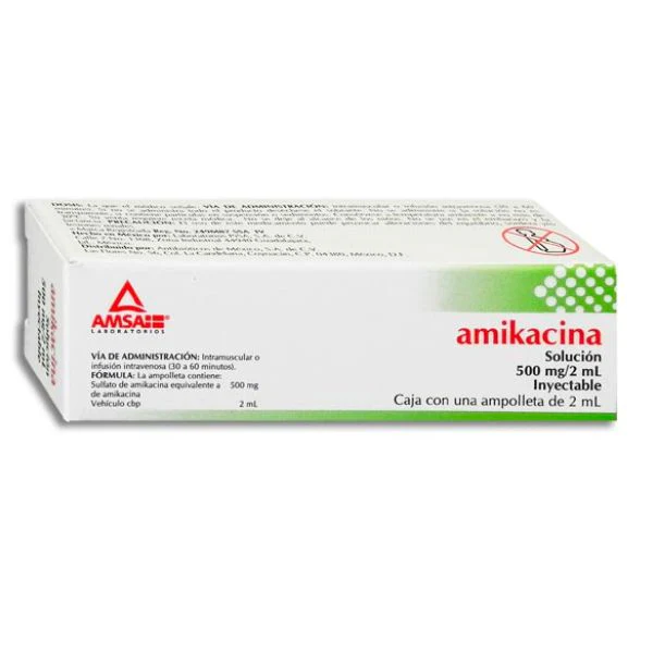 Amikacina 500mg/2ml Sol. I